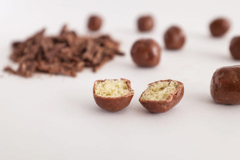 PeaBello – Kichererbsenbällchen mit Milchschokolade